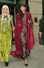 DAKOTA JOHNSON Heading to 2022 Met Gala in New York 05/02/2022