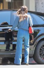 DAKOTA JOHNSON in Flared Denim at Sugaring LA Hair Removal in Santa Monica 05/10/2022