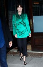 DAKOTA JOHNSON Leaves Greenwich Hotel in New York 05/04/2022