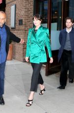 DAKOTA JOHNSON Leaves Greenwich Hotel in New York 05/04/2022