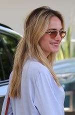 DENISE CAPEZZA Leaves Hotel Martinez in Cannes 05/25/2022