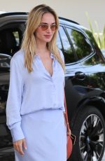 DENISE CAPEZZA Leaves Hotel Martinez in Cannes 05/25/2022