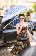DITA VON TEESE at Martinez Hotel in Cannes 05/25/2022