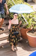 DITA VON TEESE at Martinez Hotel in Cannes 05/25/2022