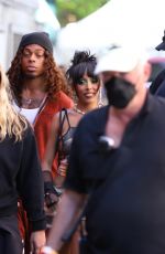 DOJA CAT Arrives on ther Set of a Music Video in West Hollywood 05/09/2022
