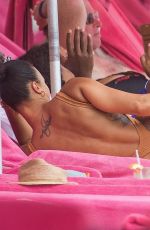 DRAYA MICHEL in Swimsuit at a Beach in St. James Parish in Barbados 05/28/2022