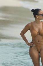 DRAYA MICHEL in Swimsuit at a Beach in St. James Parish in Barbados 05/28/2022