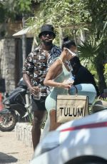 DRAYA MICHELE Arrives at a Private Party in Tulum 05/14/2022