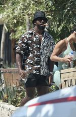 DRAYA MICHELE Arrives at a Private Party in Tulum 05/14/2022