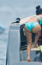 DRAYA MICHELE in Bikini at a Yacht in Barbados 05/29/2022