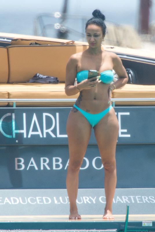 DRAYA MICHELE in Bikini at a Yacht in Barbados 05/29/2022