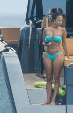 DRAYA MICHELE in Bikini at a Yacht in Barbados 05/29/2022