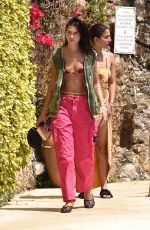 DUA LIPA in Bikini at a Pool in Portofino 05/29/2022