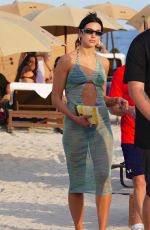 DUA LIPA in Bikini under a Sheer Cover-up at a Beach in Miami 05/02/2022