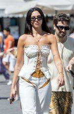 DUA LIPA Out and About in Florence 05/30/2022