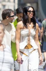 DUA LIPA Out and About in Florence 05/30/2022