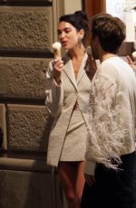 DUA LIPA Out for Ice Cream in Florence 05/30/2022