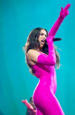 DUA LIPA Performs at Future Nostalgia Tour in London 05/02/2022