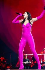 DUA LIPA Performs at Future Nostalgia Tour in London 05/02/2022