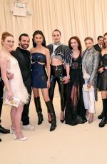 EILEEN GU, CHLOE MORETZ and HOYEON JUNG at Met Gala Celebrating In America: An Anthology of Fashion in New York 05/02/2022