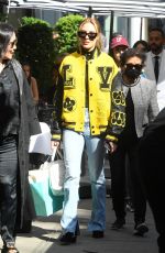 EILEEN GU Out Shopping at Tiffany