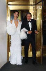 EIZA GONZAEZ Heading to 2022 Met Gala in New York 05/02/2022