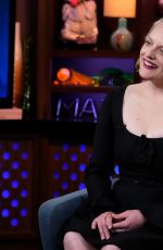 ELISABETH MOSS at Watch What Happens Live in New York 04/27/2022