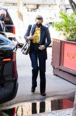 ELIZABETH OLSEN Arrives at Good Morning America in New York 05/05/2022