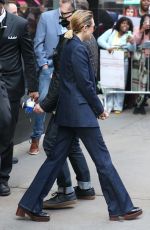 ELIZABETH OLSEN Arrives at Good Morning America in New York 05/05/2022