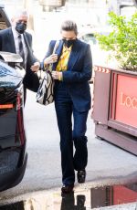 ELIZABETH OLSEN Arrives at Good Morning America in New York 05/05/2022