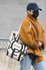 ELIZABETH OLSEN Arrives at JFK Airport in New York 05/03/2022