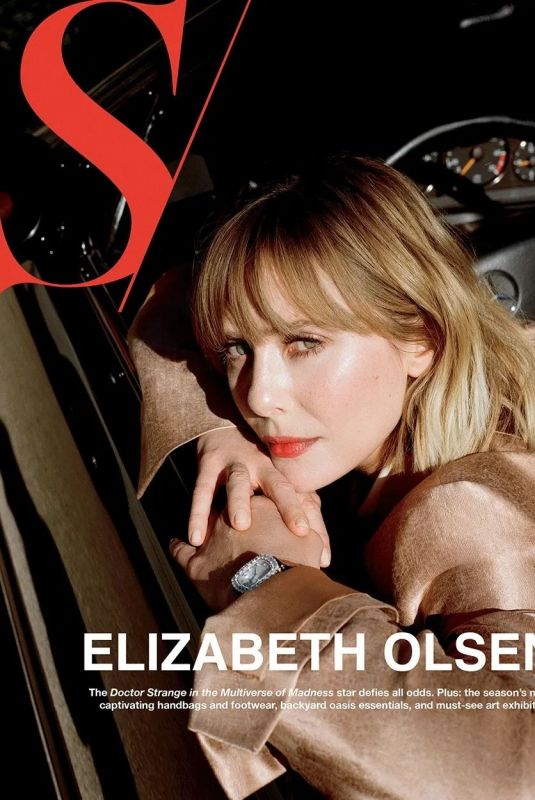 ELIZABETH OLSEN for S Moda Magazine, Summer 2022