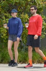 ELIZABETH OLSEN Out for Coffee in Los Angeles 05/24/2022