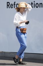 ELIZABETH OLSEN Out Shopping for Groceries in West Hollywood 05/19/2022