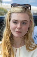 ELLE FANNING Arrives at Airport in Nice 05/19/2022