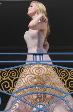 ELLE FANNING at Hotel Martinez Balcony at 2022 Cannes Film Festival 05/17/2022