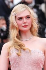 ELLE FANNING at Top Gun: Maverick Premiere at 75th Annual Cannes Film Festival 05/18/2022