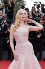 ELLE FANNING at Top Gun: Maverick Premiere at 75th Annual Cannes Film Festival 05/18/2022