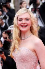 ELLE FANNING at Top Gun: Maverick Premiere at 75th Annual Cannes Film Festival 05/18/2022