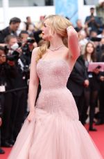 ELLE FANNING at Top Gun: Maverick Premiere at 75th Annual Cannes Film Festival 05/18/2022