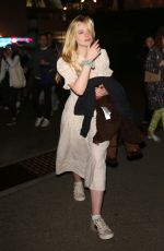 ELLE FANNING Leaves Haim Concert in Los Angeles 05/01/2022