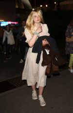 ELLE FANNING Leaves Haim Concert in Los Angeles 05/01/2022