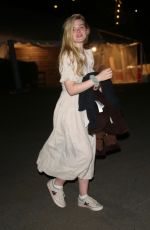 ELLE FANNING Leaves Haim Concert in Los Angeles 05/01/2022