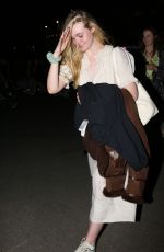 ELLE FANNING Leaves Haim Concert in Los Angeles 05/01/2022