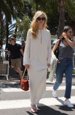 ELLE FANNING Leaves Her Hotel in Cannes 05/19/2022
