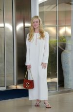 ELLE FANNING Leaves Her Hotel in Cannes 05/19/2022