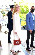 ELLE FANNING Leaves Her Hotel in Cannes 05/19/2022