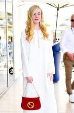 ELLE FANNING Leaves Her Hotel in Cannes 05/19/2022
