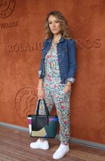 ELODIE FONTAN at French Tennis Open at Roland Garros in Paris 05/28/2022