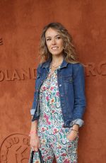 ELODIE FONTAN at French Tennis Open at Roland Garros in Paris 05/28/2022